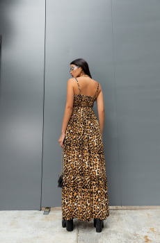 Vestido Animal Print Nicole 