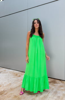 Vestido Helena Fluorescente 